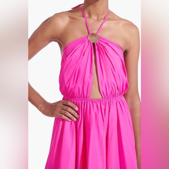 NWT STAUD DANIELLE DRESS BOUGAINVILLEA 🔥SOLD OUT DRESS🔥HOT ITEM🔥 - Picture 8 of 9